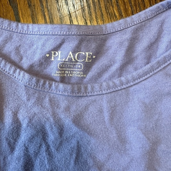 The Children's Place Purple Long Sleeve Relaxed Tee - Picture 2 of 2